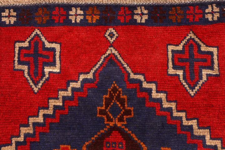 Red Baluchi 2' 7 x 5' 11 - No. 54763 - ALRUG Rug Store