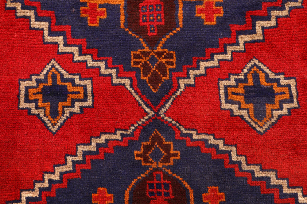 Red Baluchi 2' 7 x 5' 11 - No. 54763 - ALRUG Rug Store