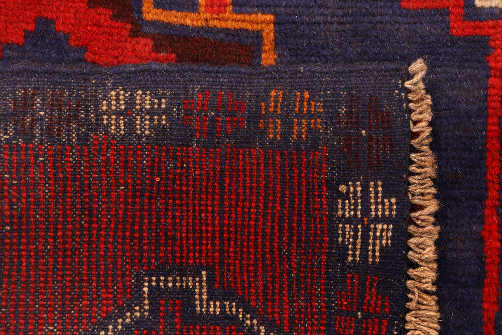 Red Baluchi 2' 7 x 5' 11 - No. 54763 - ALRUG Rug Store