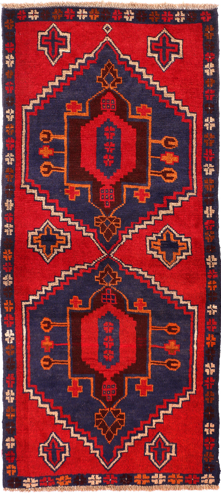 Red Baluchi 2' 7 x 5' 11 - No. 54763 - ALRUG Rug Store