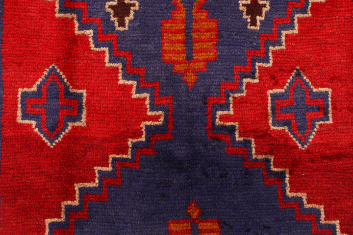 Firebrick Baluchi 2' 7 x 6' 7 - No. 54764 - ALRUG Rug Store