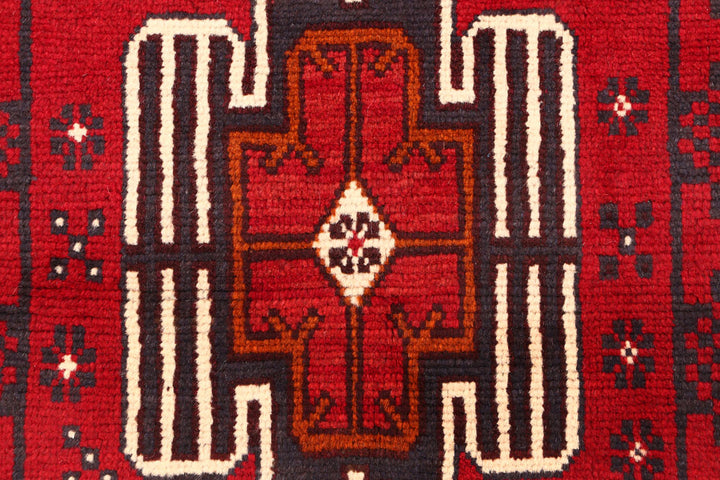 Dark Red Baluchi 2' 7 x 6' 6 - No. 54769 - ALRUG Rug Store