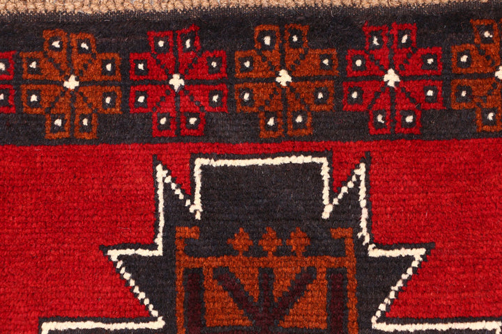 Firebrick Baluchi 2' 6 x 6' 3 - No. 54770 - ALRUG Rug Store