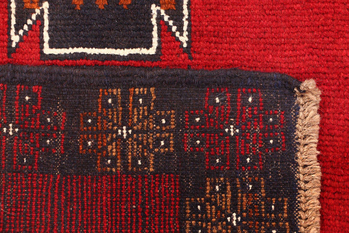 Firebrick Baluchi 2' 6 x 6' 3 - No. 54770 - ALRUG Rug Store