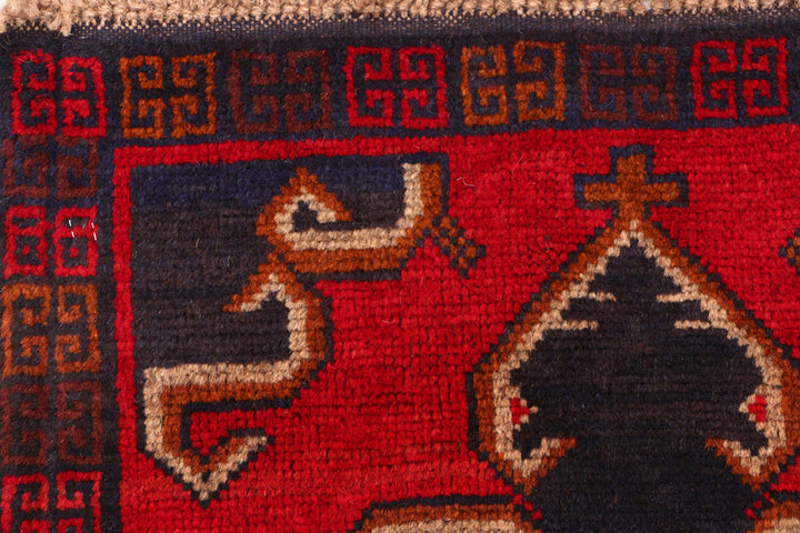 Firebrick Baluchi 2' 2 x 6' 4 - No. 54777 - ALRUG Rug Store