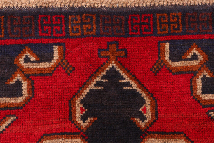 Firebrick Baluchi 2' 2 x 6' 4 - No. 54777 - ALRUG Rug Store