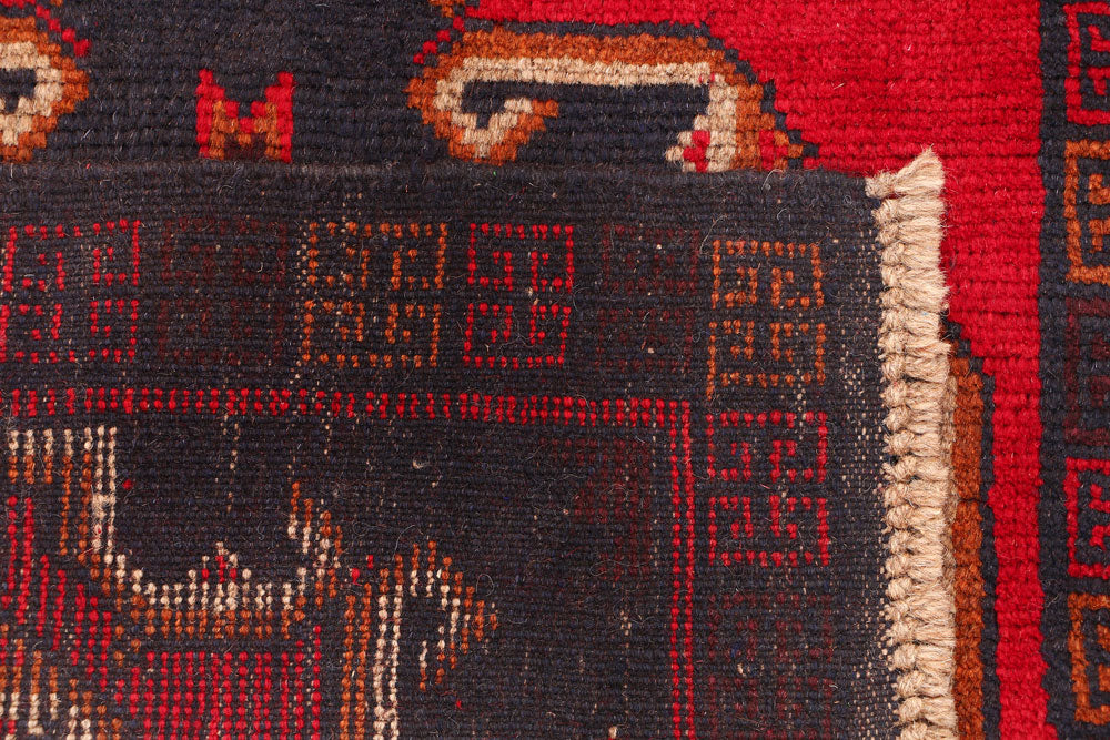 Firebrick Baluchi 2' 2 x 6' 4 - No. 54777 - ALRUG Rug Store