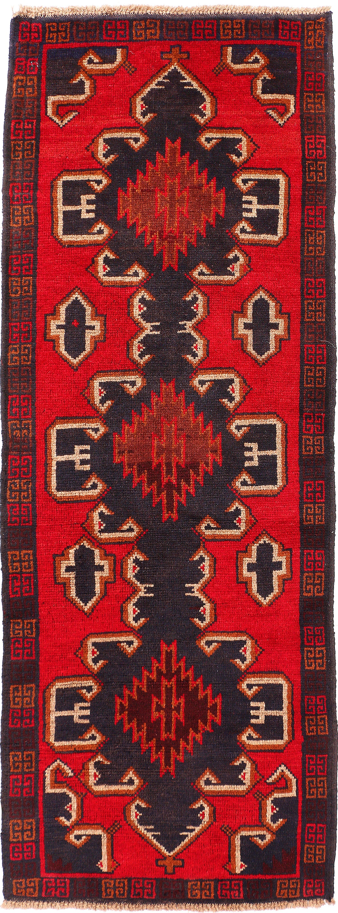 Firebrick Baluchi 2' 2 x 6' 4 - No. 54777 - ALRUG Rug Store