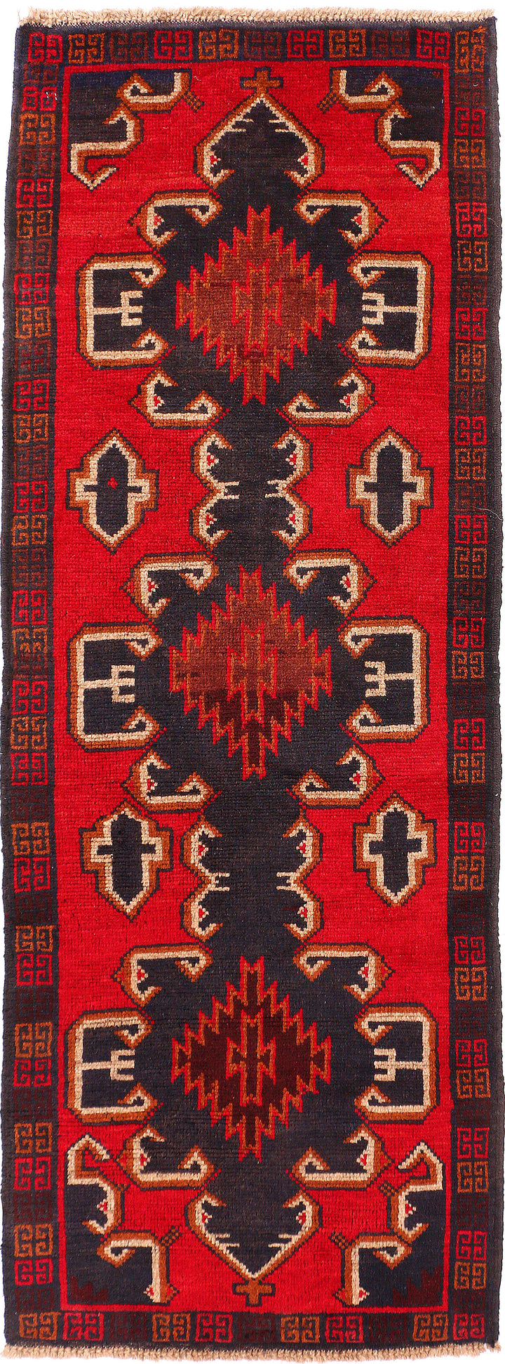 Firebrick Baluchi 2' 2 x 6' 4 - No. 54777 - ALRUG Rug Store