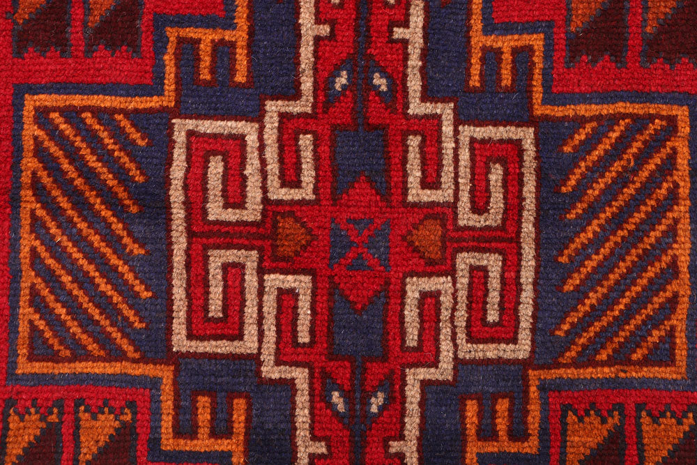 Firebrick Baluchi 2' 5 x 8' - No. 54786 - ALRUG Rug Store