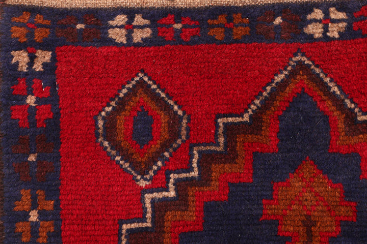 Firebrick Baluchi 2' 4 x 7' 3 - No. 54787 - ALRUG Rug Store