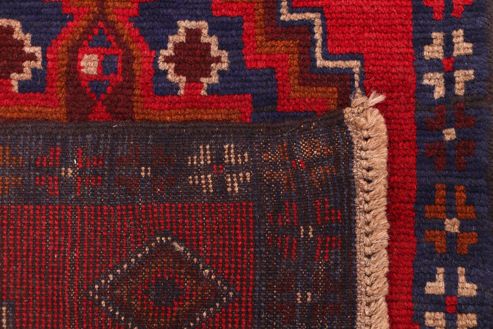 Firebrick Baluchi 2' 4 x 7' 3 - No. 54787 - ALRUG Rug Store