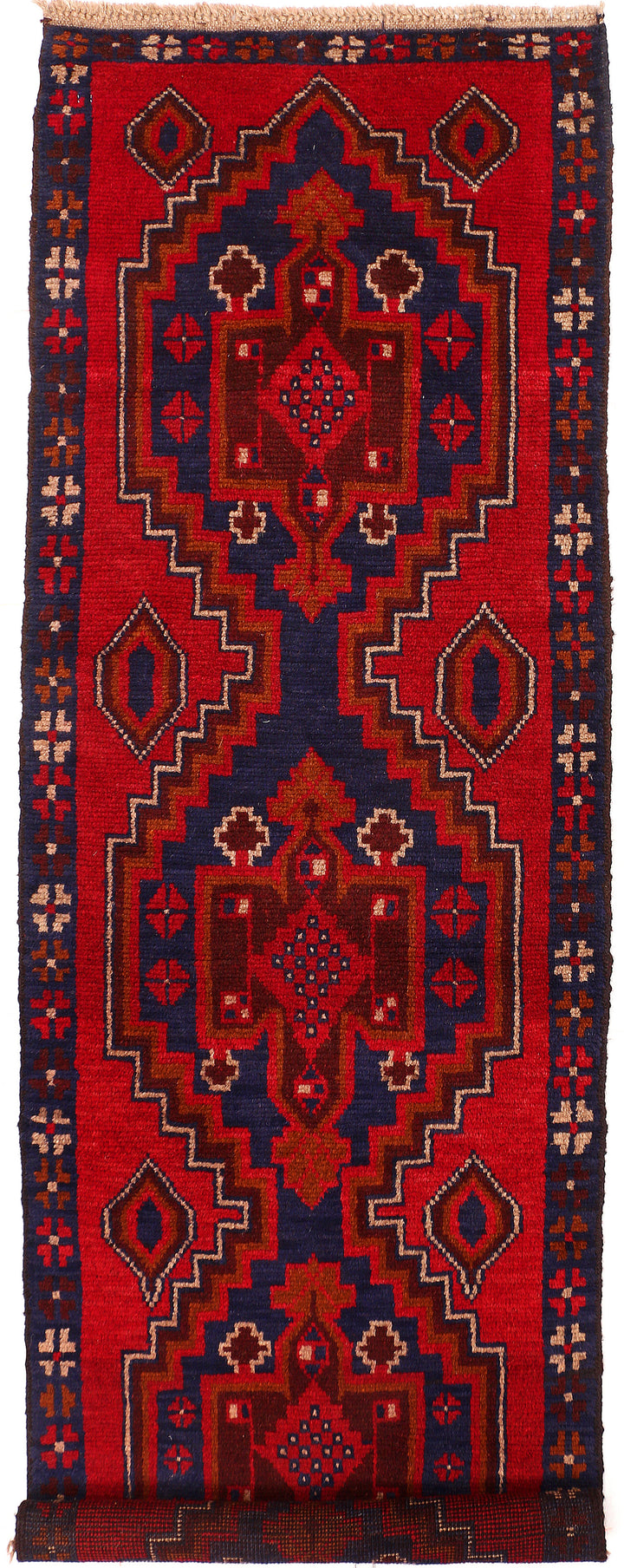 Firebrick Baluchi 2' 4 x 7' 3 - No. 54787 - ALRUG Rug Store