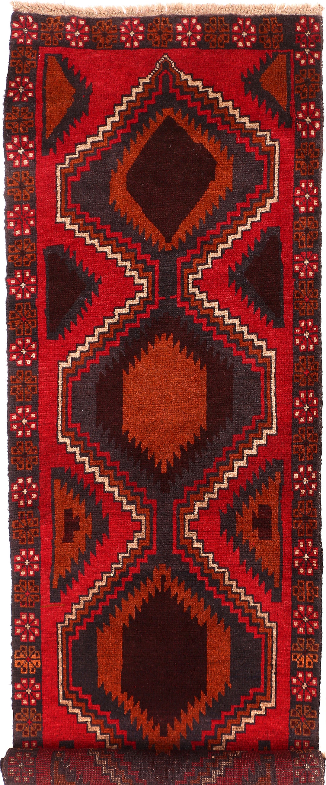 Firebrick Baluchi 2' 5 x 8' 8 - No. 54788 - ALRUG Rug Store