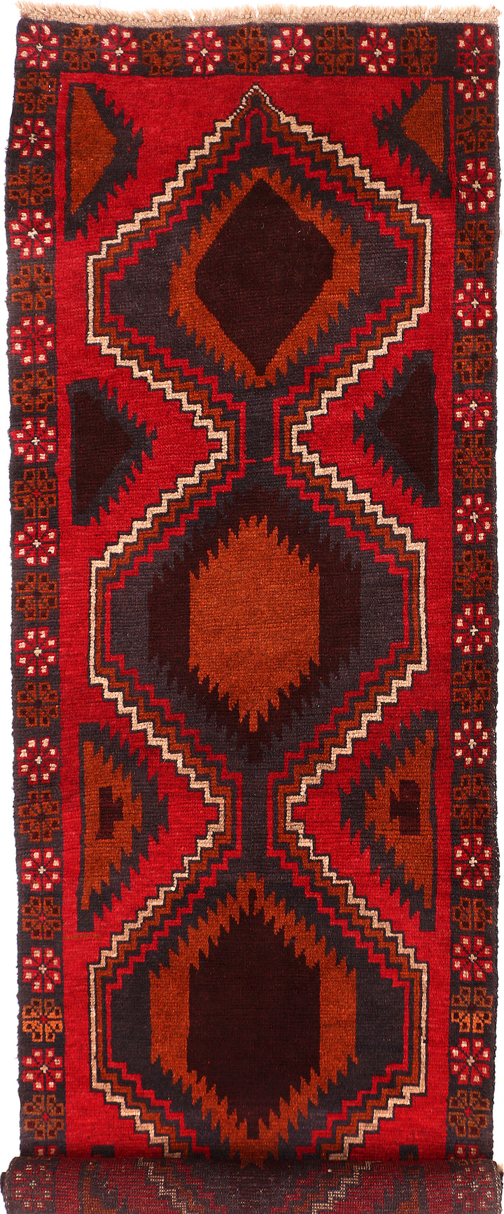 Firebrick Baluchi 2' 5 x 8' 8 - No. 54788 - ALRUG Rug Store
