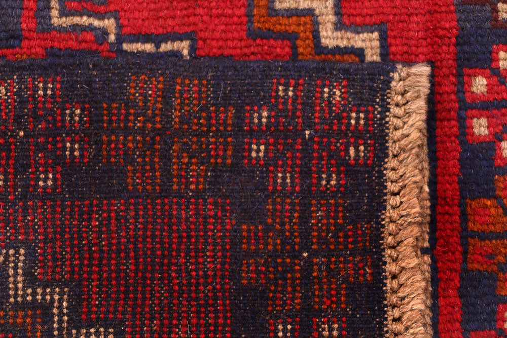 Red Baluchi 2' 6 x 7' 7 - No. 54790 - ALRUG Rug Store