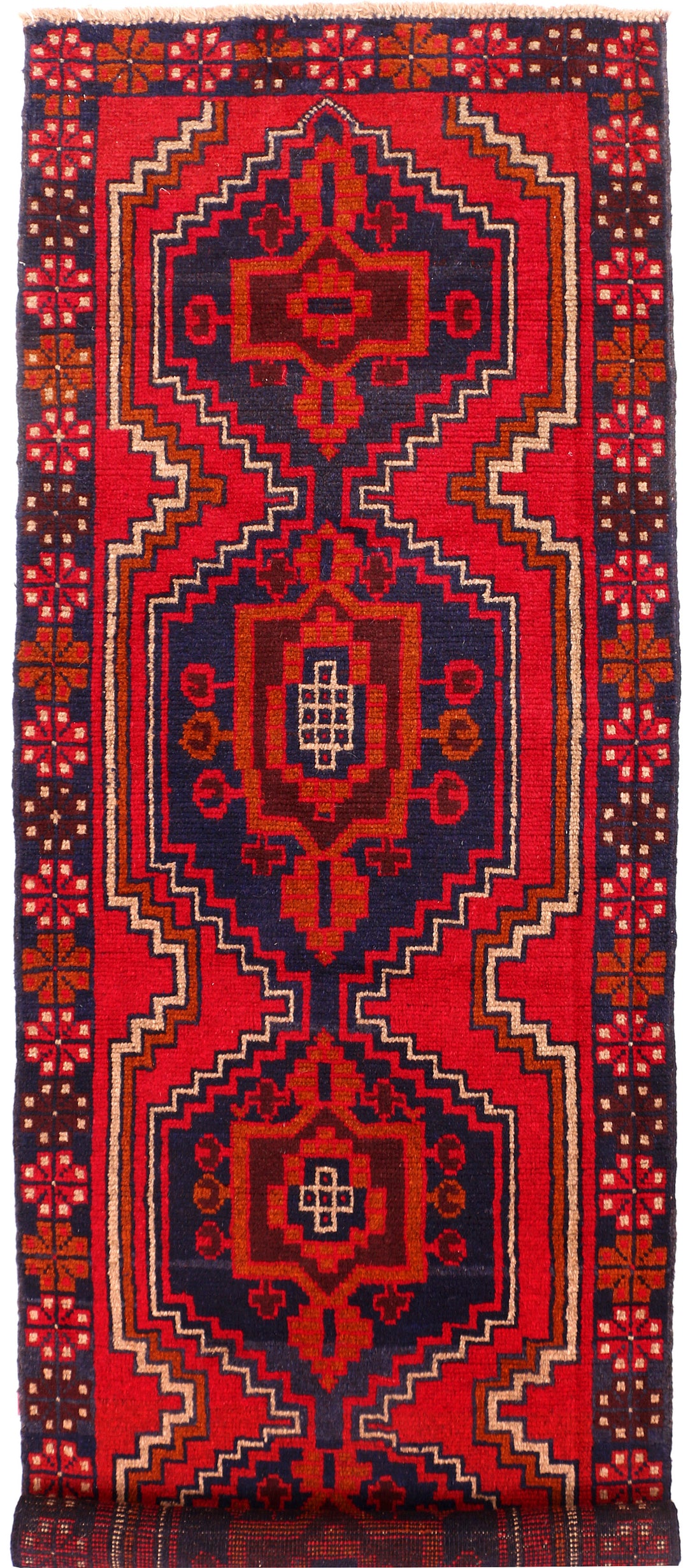 Red Baluchi 2' 6 x 7' 7 - No. 54790 - ALRUG Rug Store