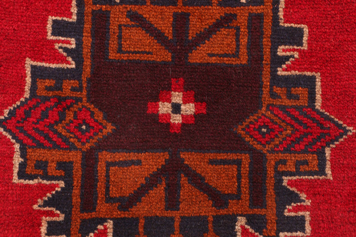 Firebrick Baluchi 2' 2 x 8' 1 - No. 54791 - ALRUG Rug Store