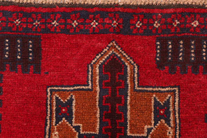 Firebrick Baluchi 2' 4 x 7' 8 - No. 54792 - ALRUG Rug Store