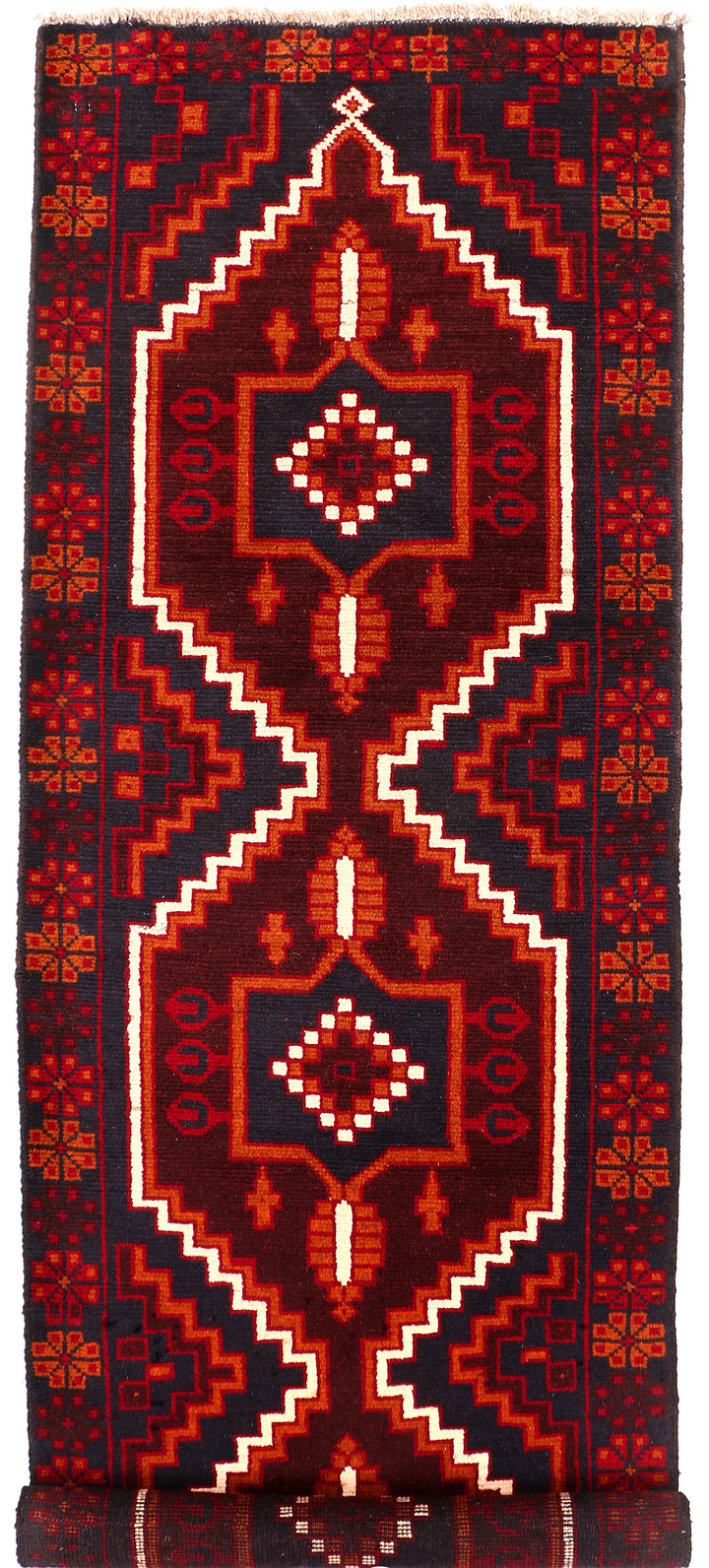 Firebrick Baluchi 2' 7 x 8' - No. 54793 - ALRUG Rug Store