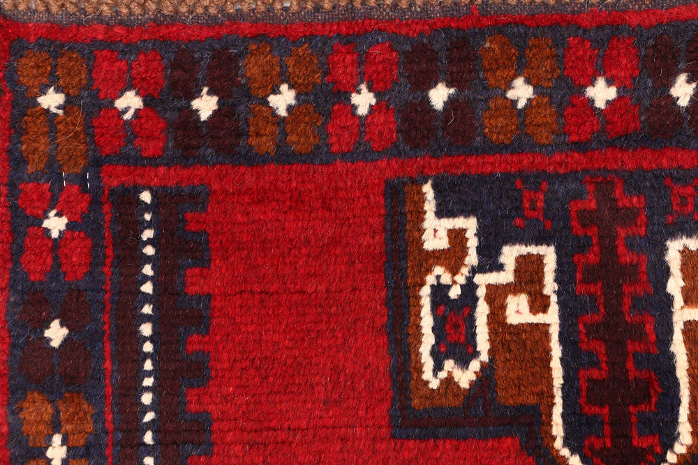 Firebrick Baluchi 2' 7 x 7' 9 - No. 54794 - ALRUG Rug Store