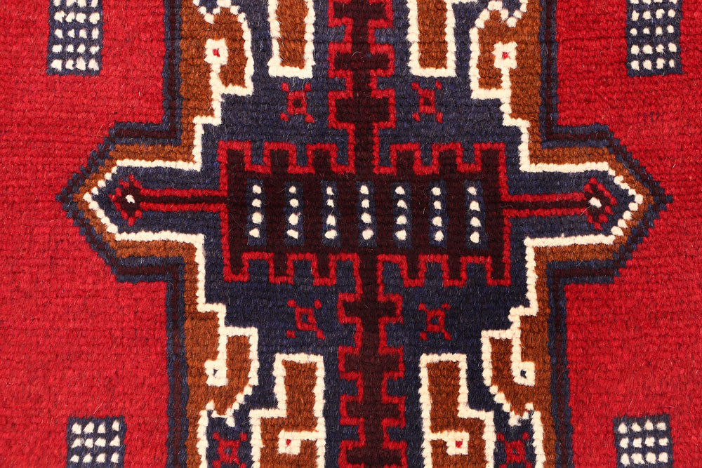 Firebrick Baluchi 2' 7 x 7' 9 - No. 54794 - ALRUG Rug Store