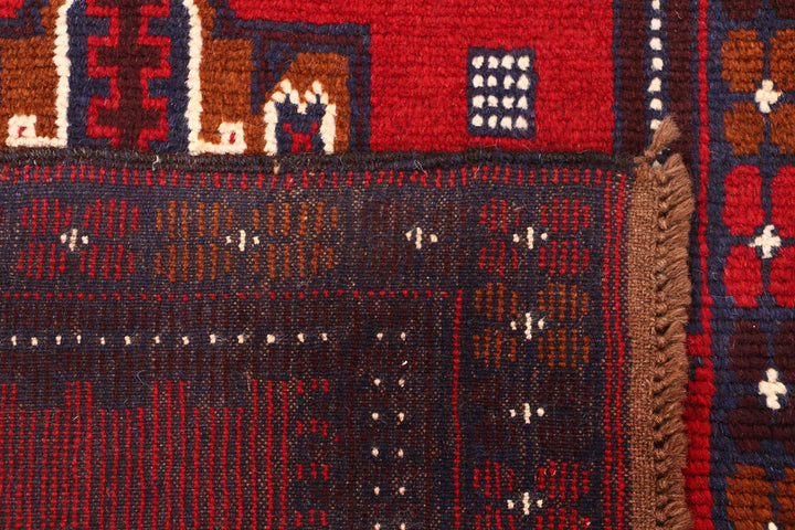 Firebrick Baluchi 2' 7 x 7' 9 - No. 54794 - ALRUG Rug Store