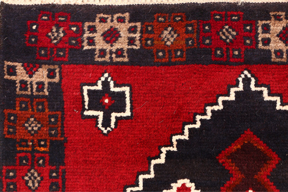 Firebrick Baluchi 2' 5 x 7' 5 - No. 54795 - ALRUG Rug Store