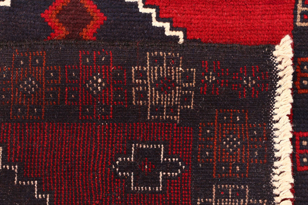 Firebrick Baluchi 2' 5 x 7' 5 - No. 54795 - ALRUG Rug Store