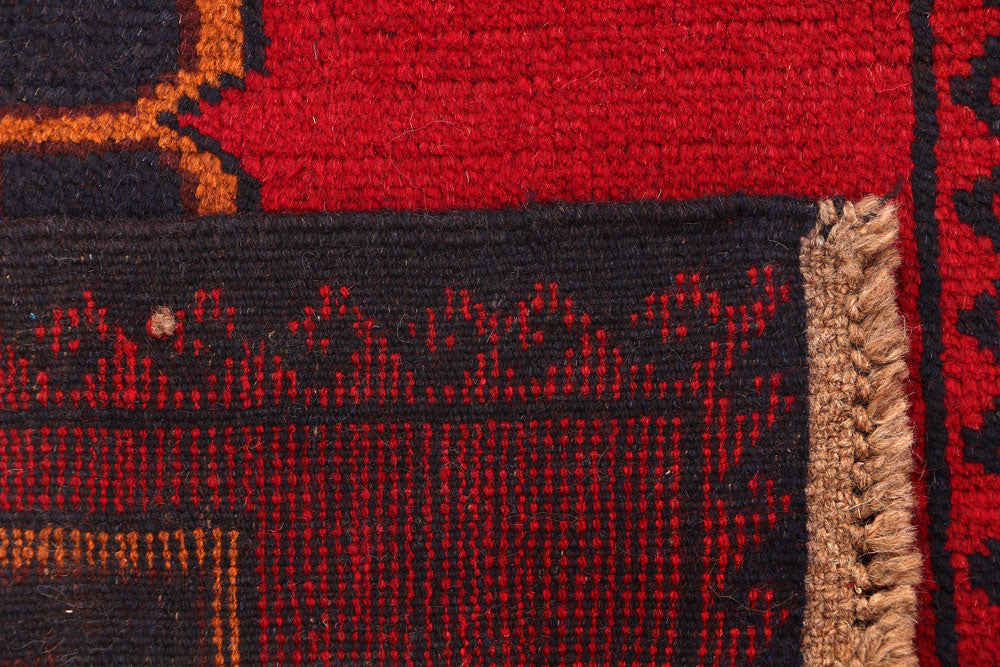 Red Baluchi 2' 4 x 8' - No. 54796 - ALRUG Rug Store
