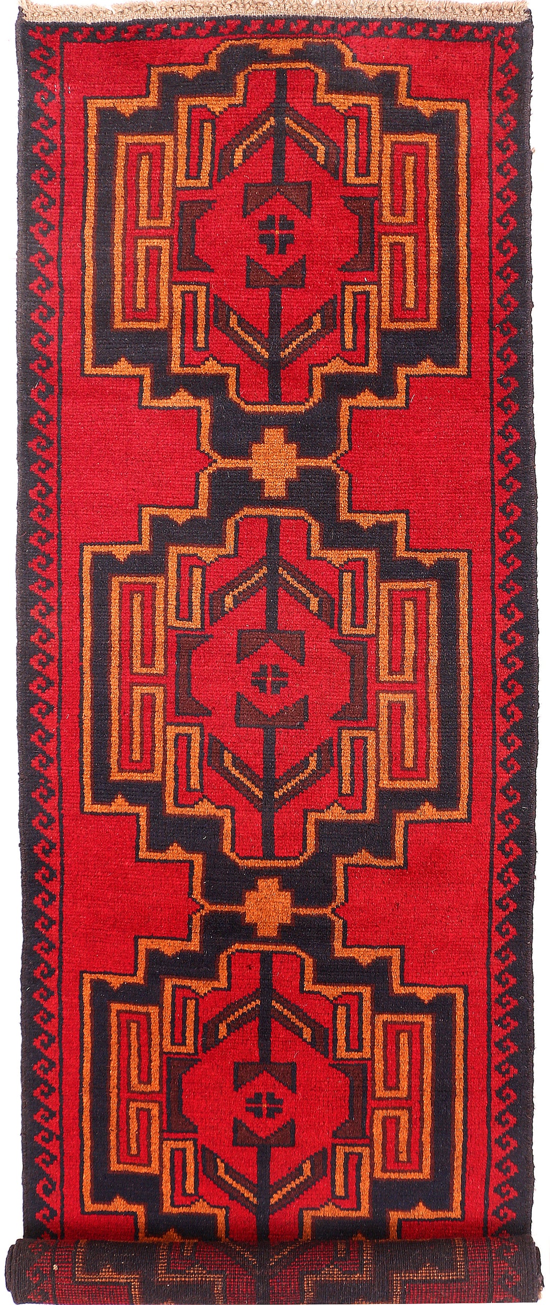 Red Baluchi 2' 4 x 8' - No. 54796 - ALRUG Rug Store