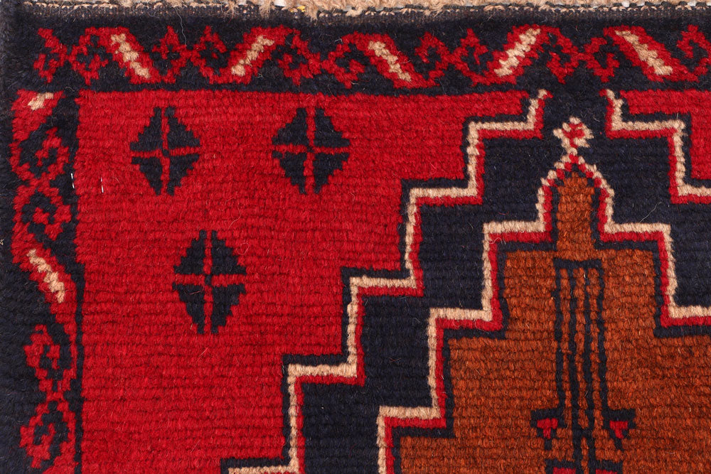 Red Baluchi 2' 5 x 7' 7 - No. 54797 - ALRUG Rug Store