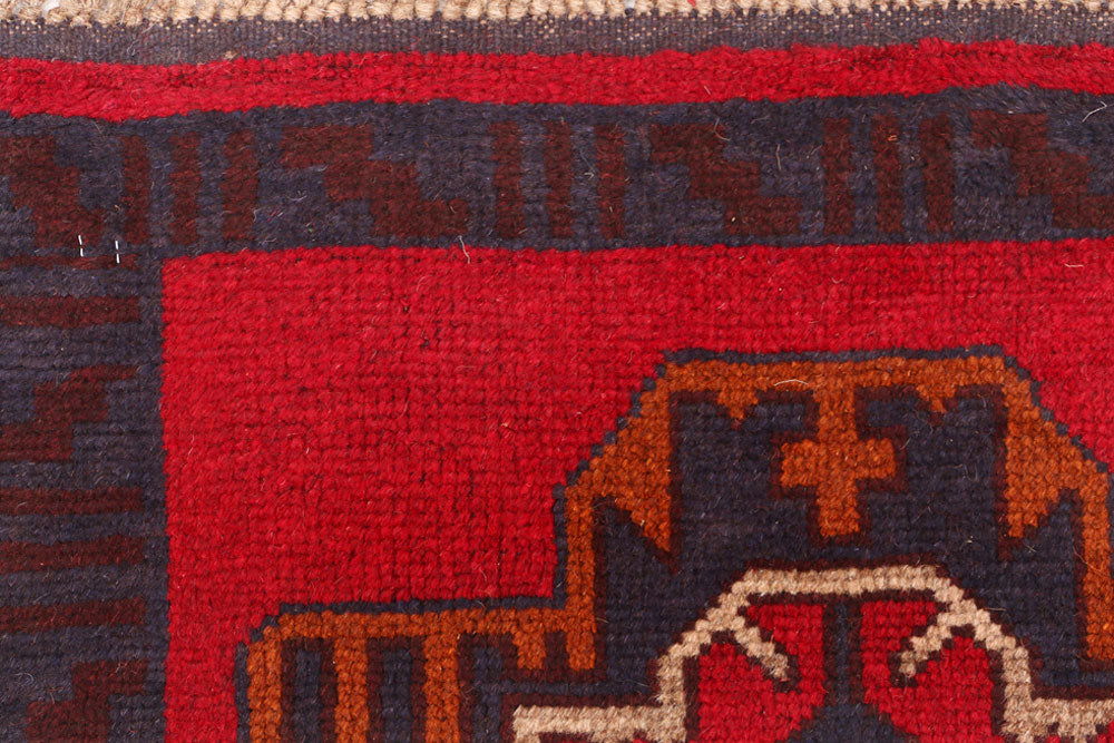 Red Baluchi 2' 5 x 7' 10 - No. 54798 - ALRUG Rug Store