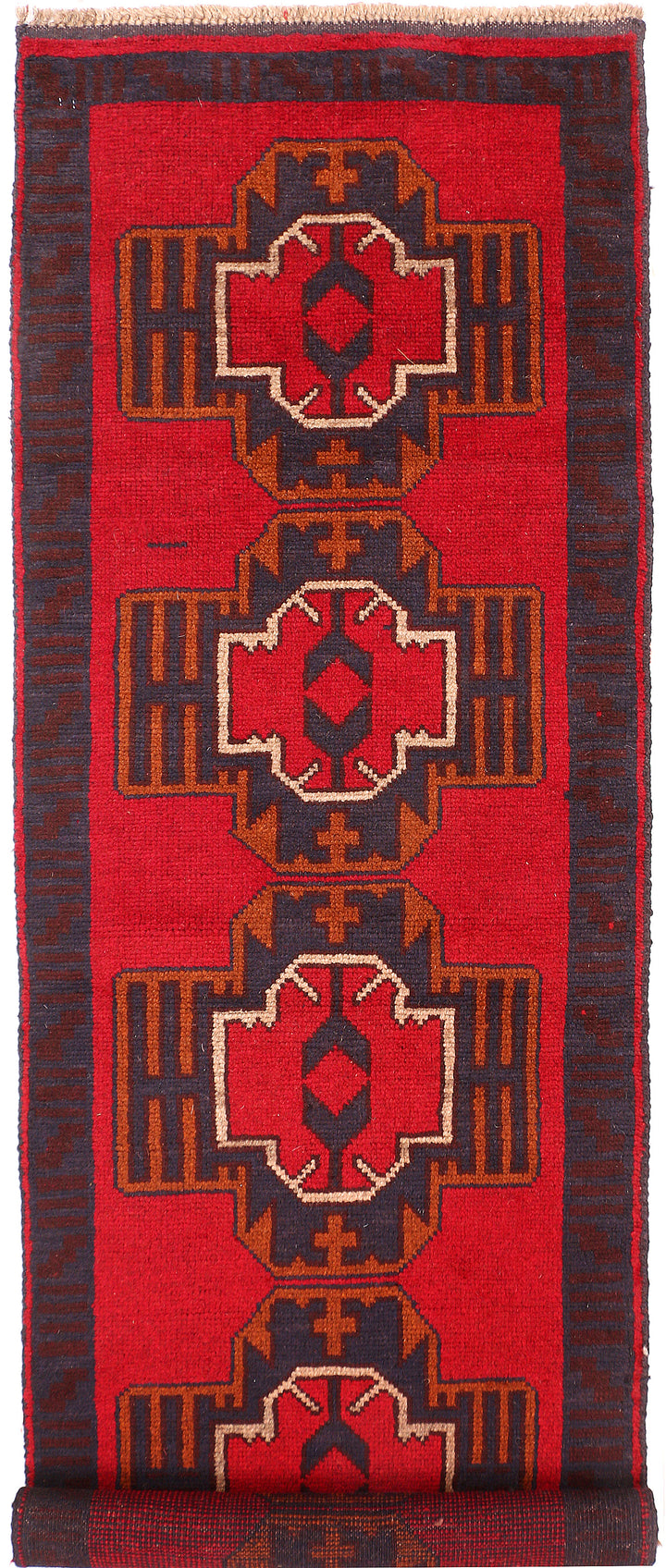 Red Baluchi 2' 5 x 7' 10 - No. 54798 - ALRUG Rug Store