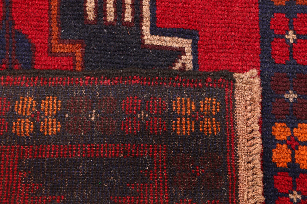 Red Baluchi 2' 7 x 8' 2 - No. 54799 - ALRUG Rug Store