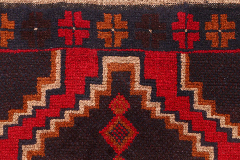 Multi Colored Baluchi 2' 7 x 7' 11 - No. 54801 - ALRUG Rug Store