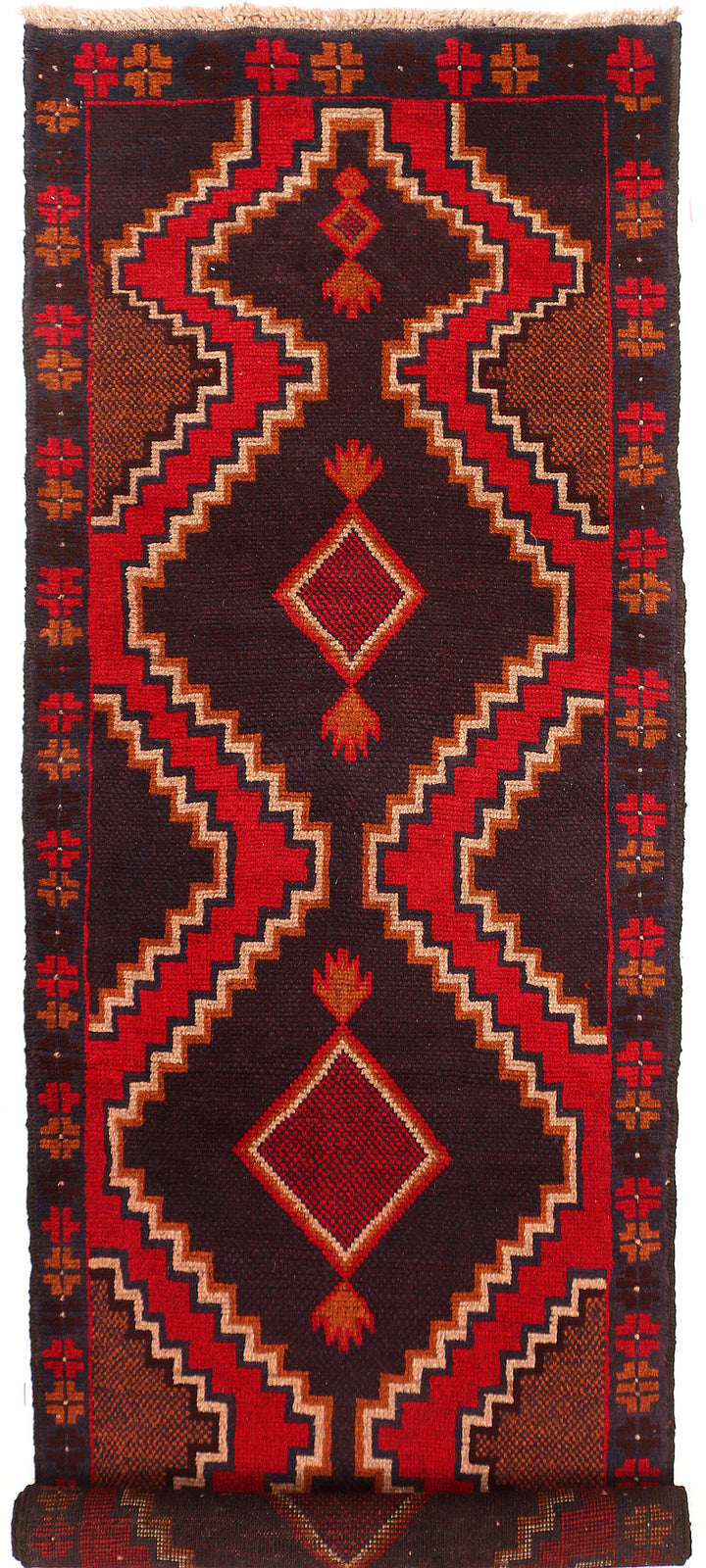 Multi Colored Baluchi 2' 7 x 7' 11 - No. 54801 - ALRUG Rug Store
