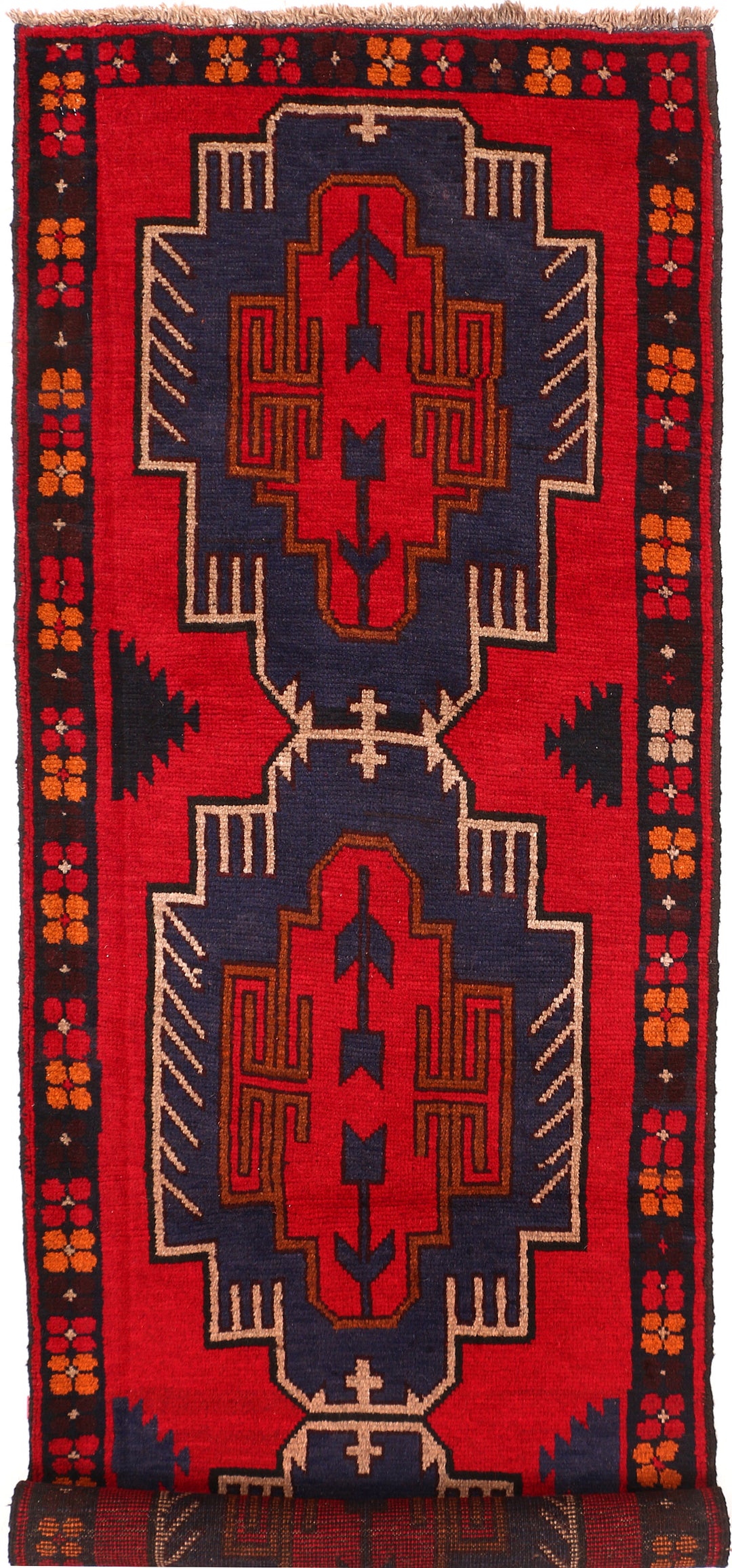 Red Baluchi 2' 7 x 8' 1 - No. 54802 - ALRUG Rug Store