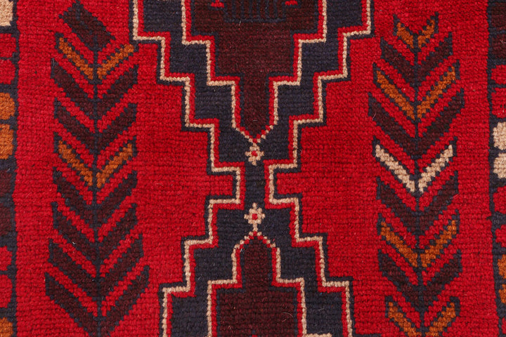 Firebrick Baluchi 2' 3 x 8' 2 - No. 54804 - ALRUG Rug Store