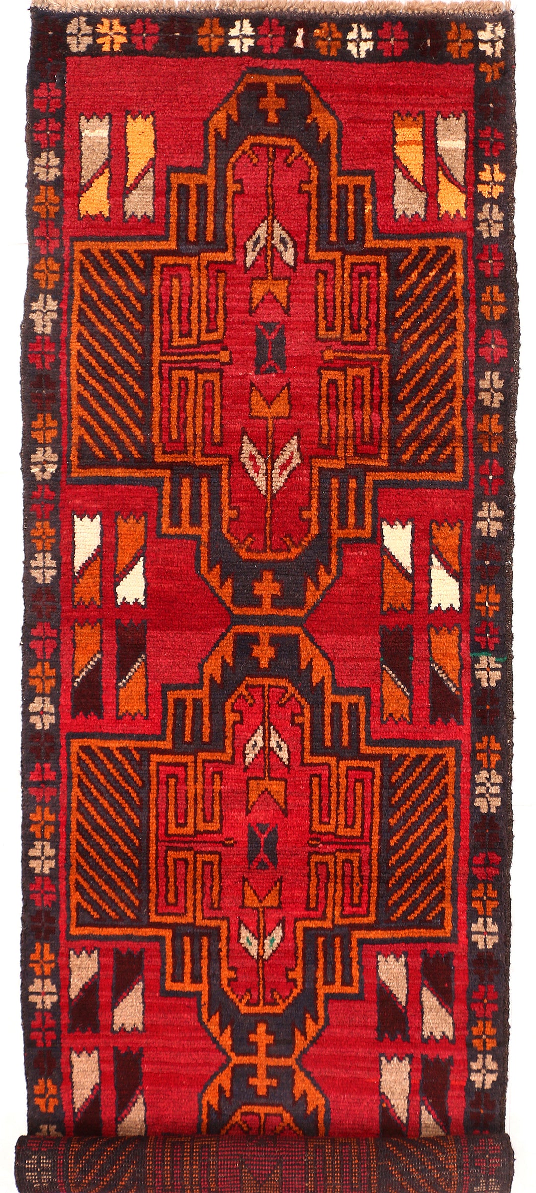 Firebrick Baluchi 2' 6 x 8' - No. 54805 - ALRUG Rug Store