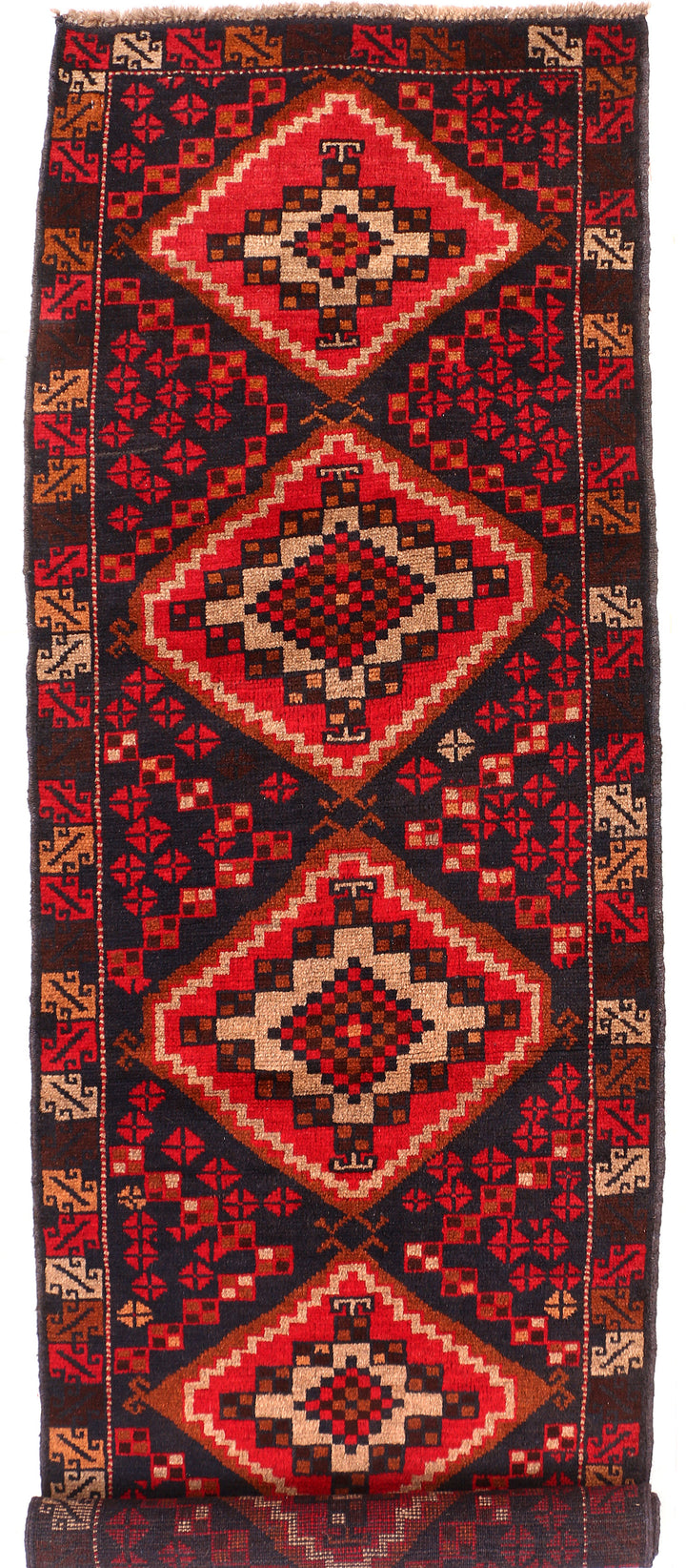 Multi Colored Baluchi 2' 6 x 7' 10 - No. 54806 - ALRUG Rug Store