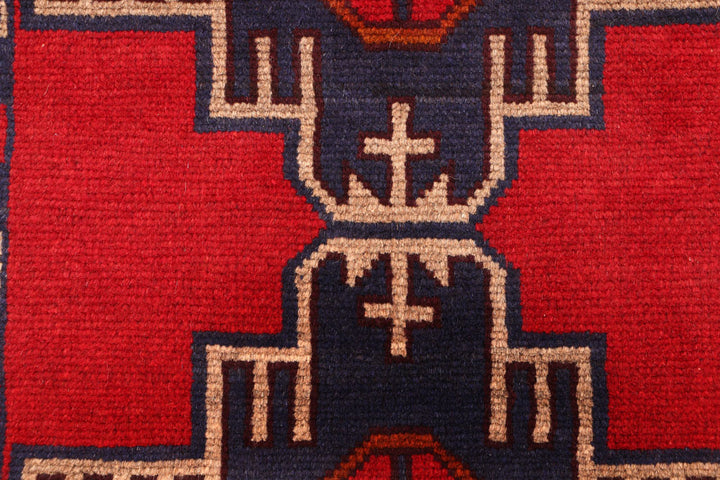 Firebrick Baluchi 2' 7 x 7' 9 - No. 54807 - ALRUG Rug Store