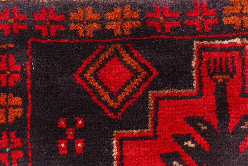 Firebrick Baluchi 2' 4 x 8' 2 - No. 54809 - ALRUG Rug Store