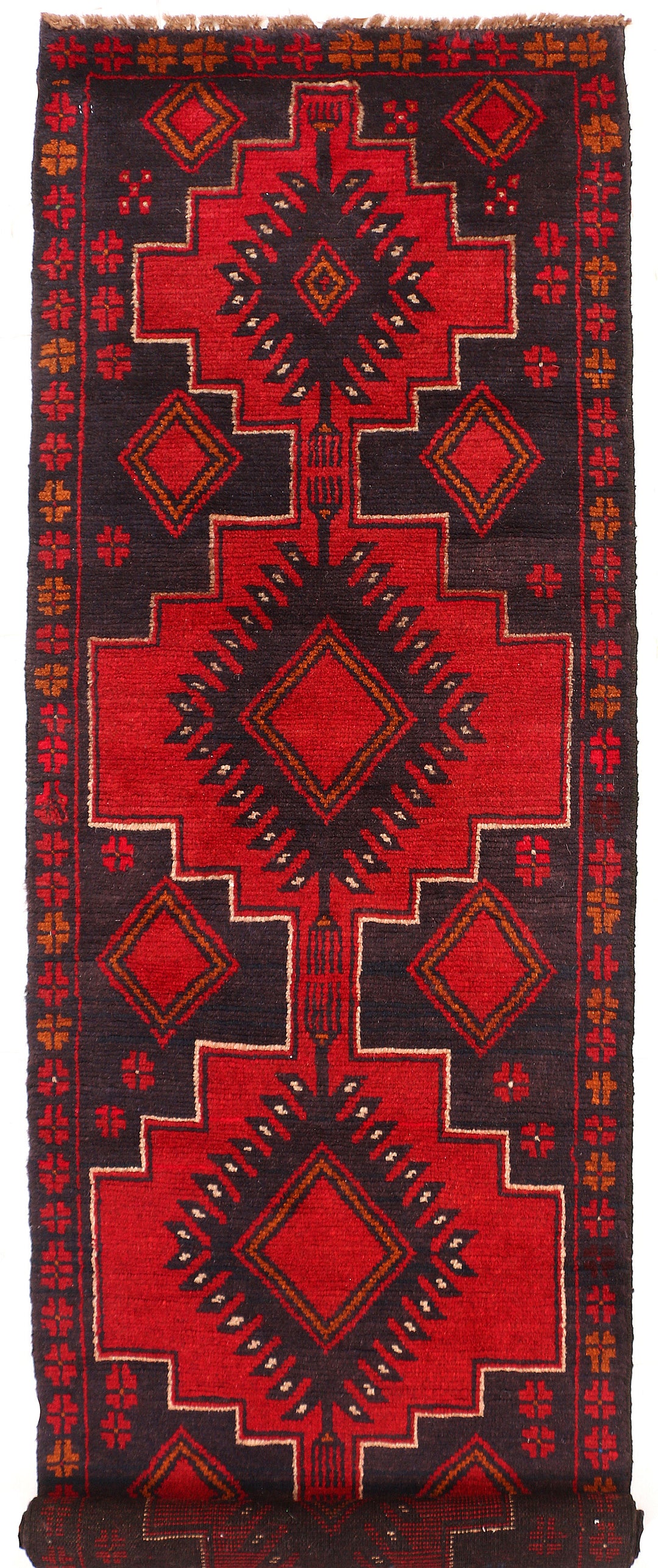 Firebrick Baluchi 2' 4 x 8' 2 - No. 54809 - ALRUG Rug Store