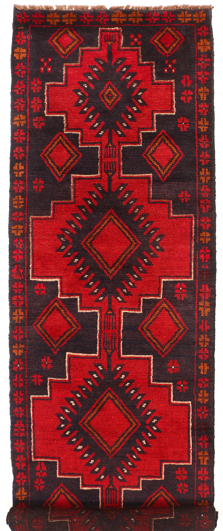 Firebrick Baluchi 2' 4 x 8' 2 - No. 54809 - ALRUG Rug Store