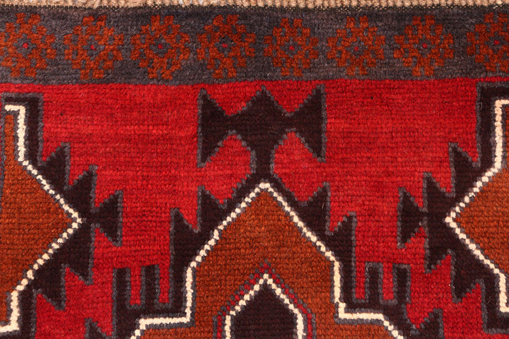 Firebrick Baluchi 2' 4 x 7' 9 - No. 54810 - ALRUG Rug Store
