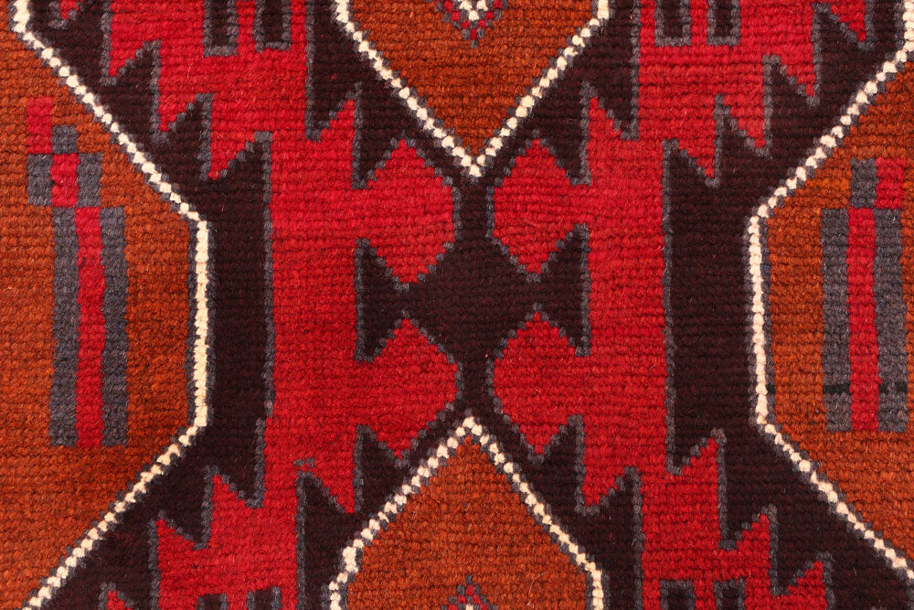 Firebrick Baluchi 2' 4 x 7' 9 - No. 54810 - ALRUG Rug Store