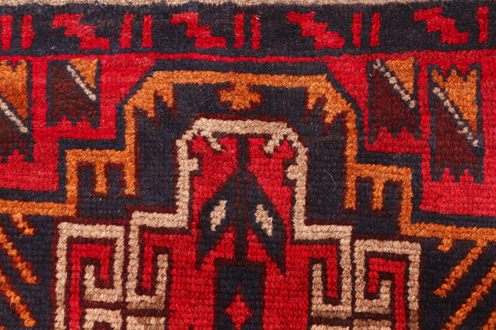 Firebrick Baluchi 2' 7 x 7' 10 - No. 54811 - ALRUG Rug Store
