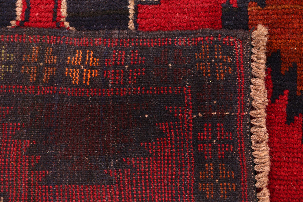 Firebrick Baluchi 2' 8 x 7' 7 - No. 54813 - ALRUG Rug Store