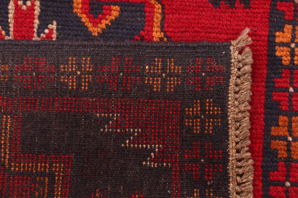 Firebrick Baluchi 2' 4 x 7' 9 - No. 54814 - ALRUG Rug Store